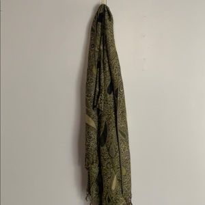 Green 100% Pashmina Scarf